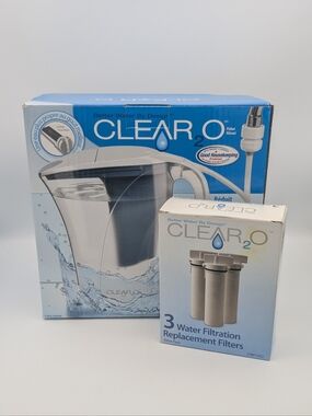 Clear 2 O Water Filtration Pitcher And Replacement Filters